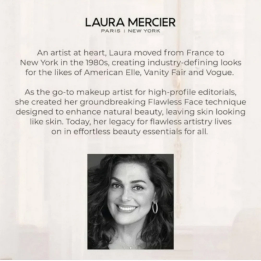 🌺Laura Mercier Peach Cashmere Caviar Smoothing Matte Lipstick Transfer Proof